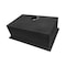 Ruvati 27 inch Gunmetal Black Stainless Steel Workstation Undermount Kitchen Sink Single Bowl RVH6527BL - alternate 6
